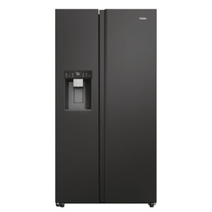 Haier SBS 90 Series 5 601L Frost Free Freestanding American Fridge Freezer - Slate Black | HSW59F18EIPT