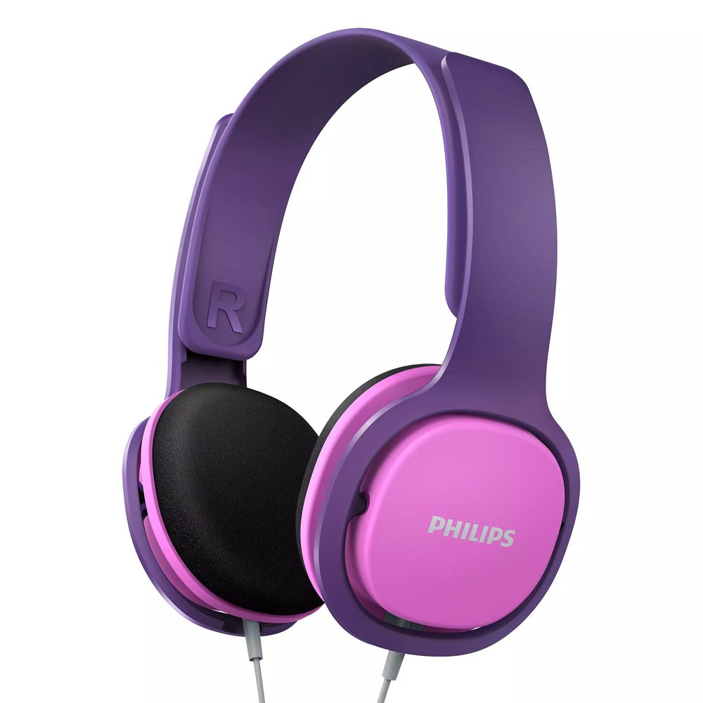 Philips Over-Ear Wired Headphone For Kids - Pink & Purple | SHK2000PK/00
