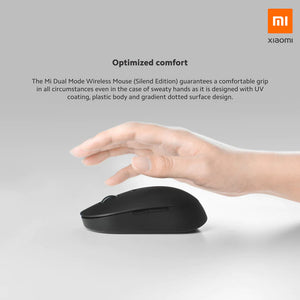 Xiaomi Mi Dual Mode Wireless Mouse Silent Edition - White | HLK4040GL