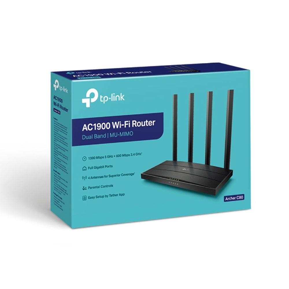 TP-Link Archer  C80 Dual Band Wireless Wifi Router | ARCHERC80