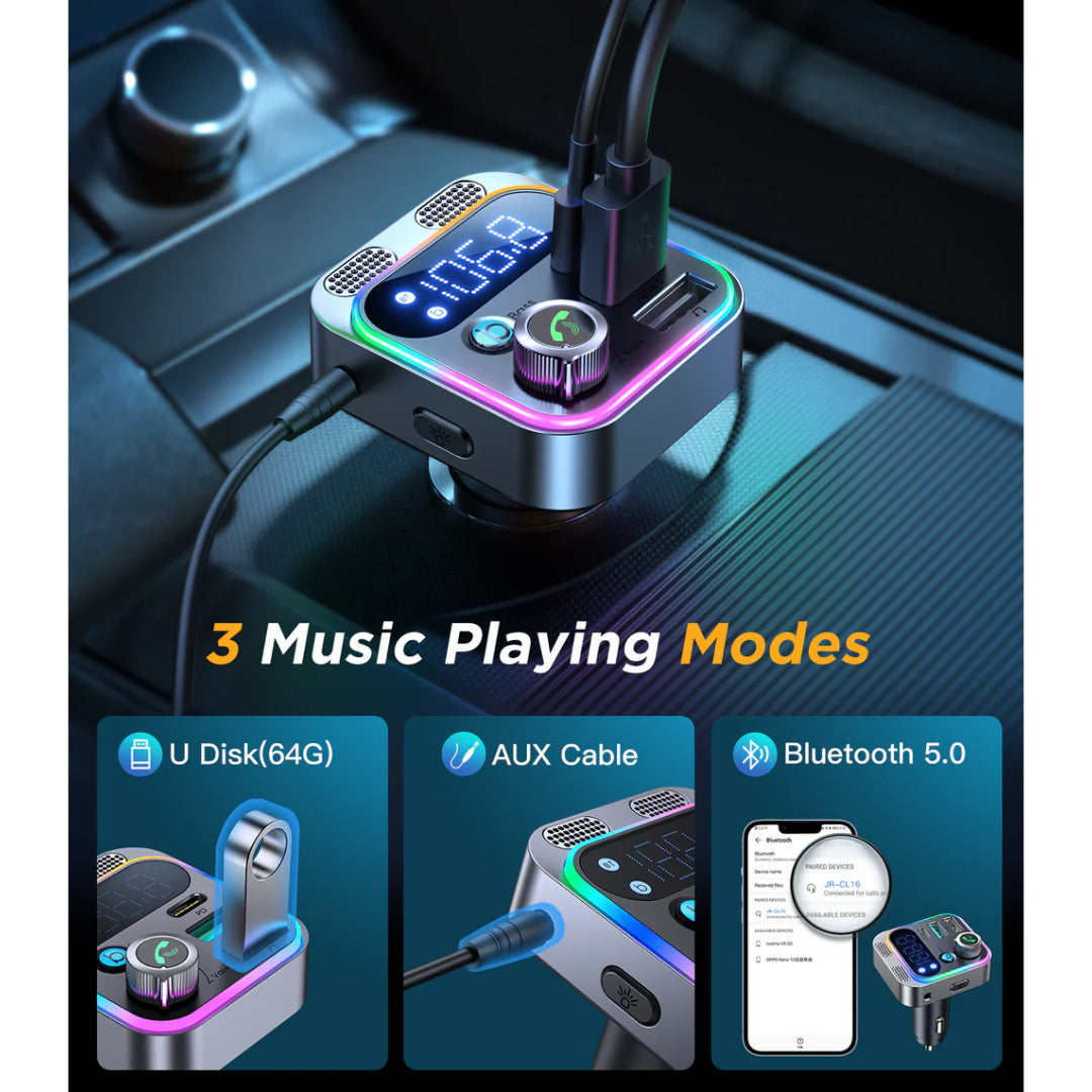 Joyroom 48W Car Wireless FM Transmitter | HL-CL16