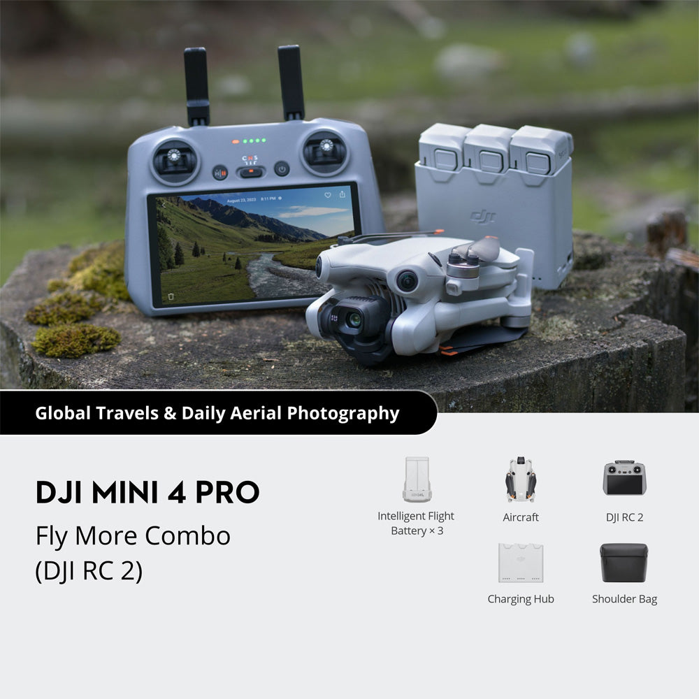 DJI Mini 4 Pro Fly More Combo (RC 2) Drone | CP.MA.00000735.04