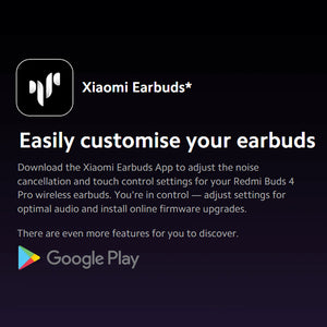 Redmi Buds 4 Pro Earbuds - Midnight Black | BHR6957GL