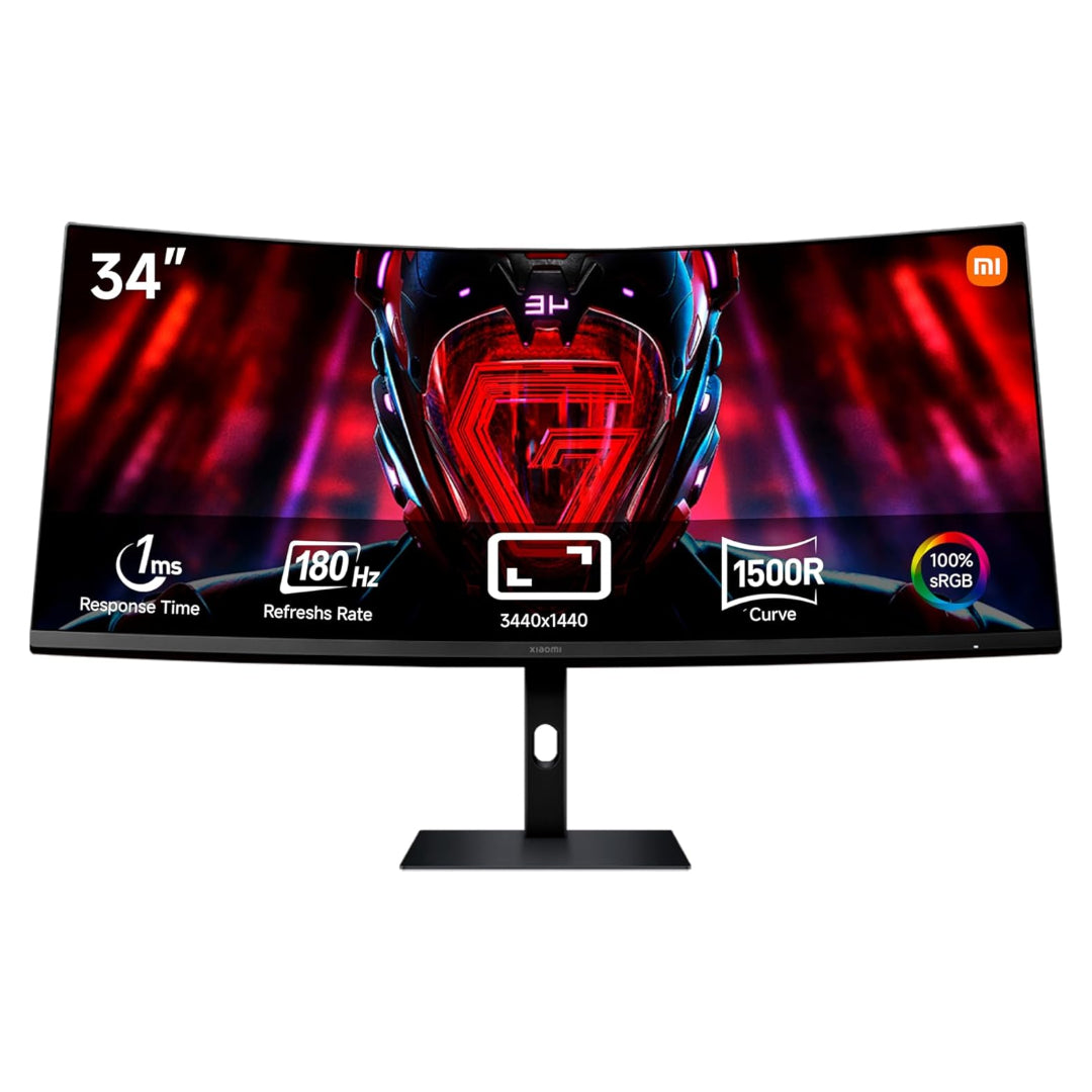 Xiaomi G34WQI 34 Inch WQHD Curved Gaming Computer Monitor | ELA5458UK