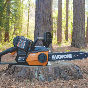 WORX Power Share Cordless Chain Saw - 30cm - 2 x 20V Batteries Included | WG381E