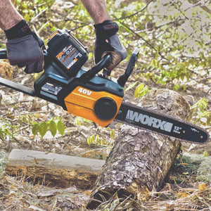 WORX Power Share Cordless Chain Saw - 30cm - 2 x 20V Batteries Included | WG381E