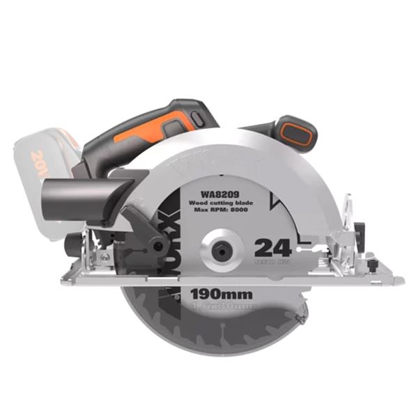 Worx Cordless Brushless 190mm Circular Circ Saw 20V Bare Unit | WX520.9