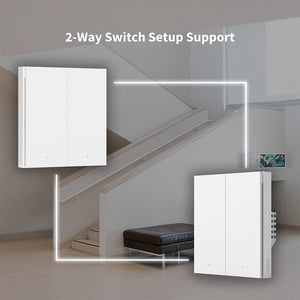 Aqara Smart Wall Double Switch H1 with No Neutral - White | WS-EUK02