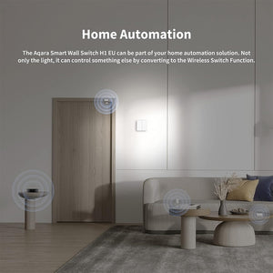 Aqara Smart Wall Double Switch H1 with No Neutral - White | WS-EUK02