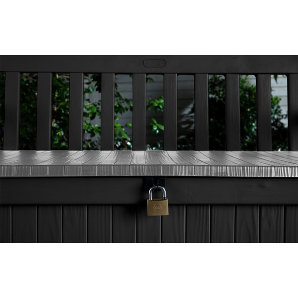 Keter Eden Storage Bench 265 Litre - Dark Grey | KTR247692
