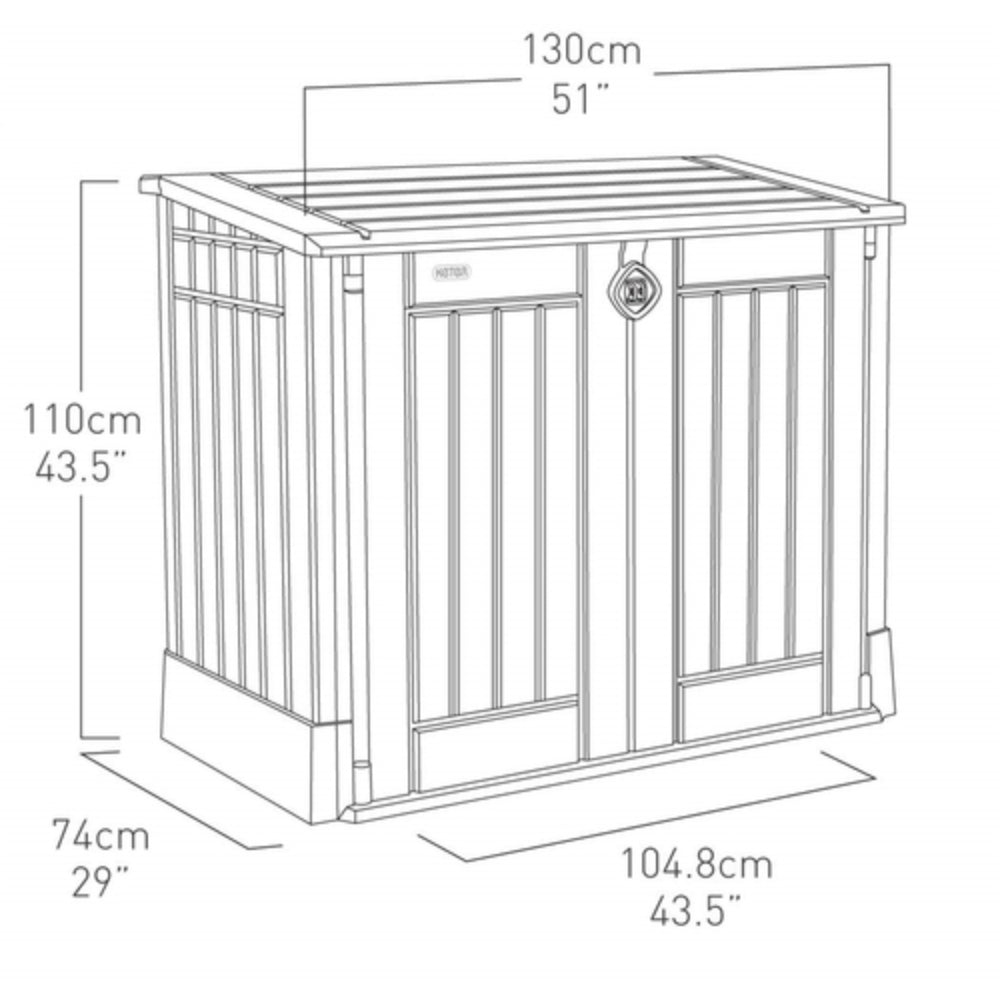 Keter Store It Out MIDI Garden Storage Shed | KTR206039