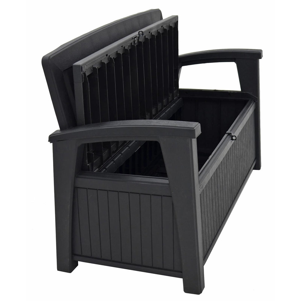 Keter Patio Storage Bench - Dark Grey | KTR03479