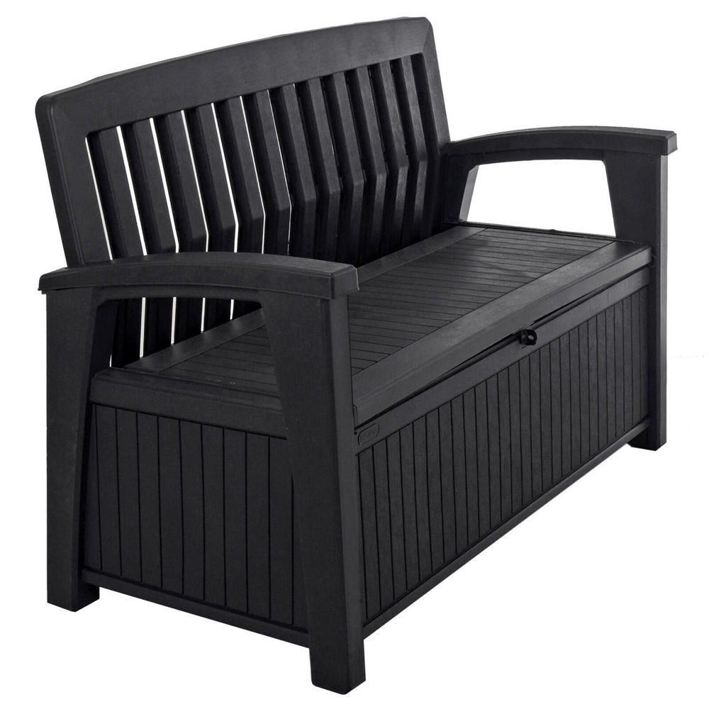 Keter Patio Storage Bench - Dark Grey | KTR03479