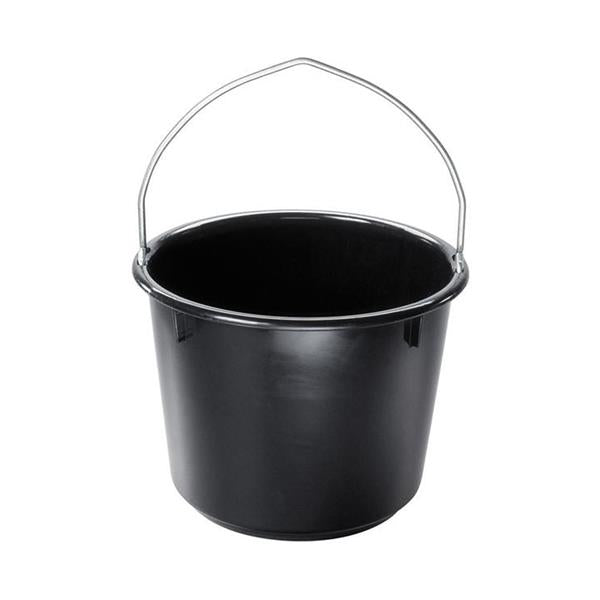 Black Industrial Muck Bucket 20 Litre | 0408-38