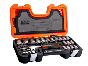 Bacho S240 Socket Set of 24 Metric 1/2in Drive | XMS24SS12