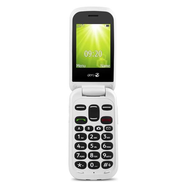 Doro 2404 Flip Mobile Phone - Black / White | 7354
