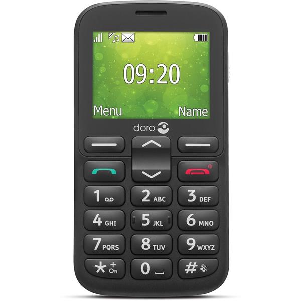 Doro 1380 Sim Free Mobile Phone - Black