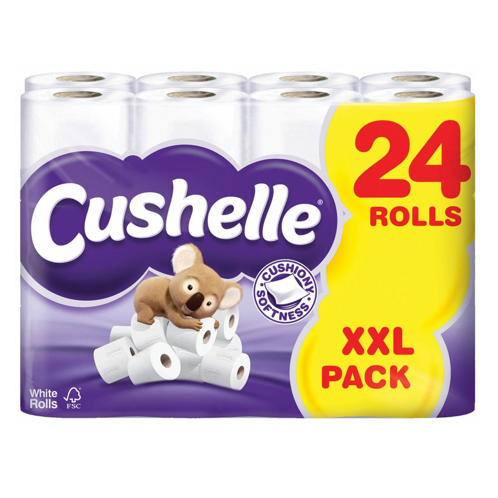Cushelle Original Toilet Paper Rolls 2 Ply 24 Pack