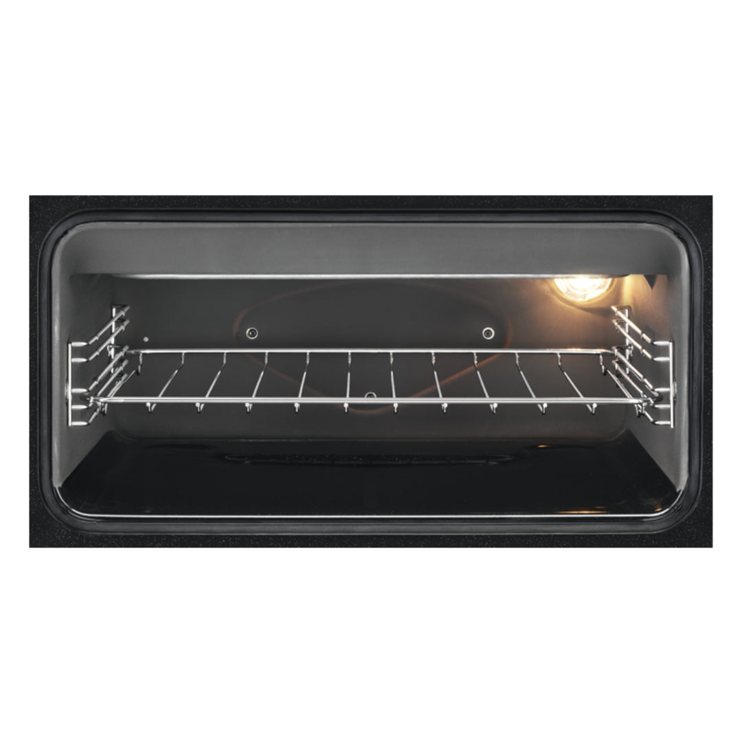 Zanussi Electric Cooker with Ceramic Hob 60cm - Black / Stainless Steel | ZCV69360XA