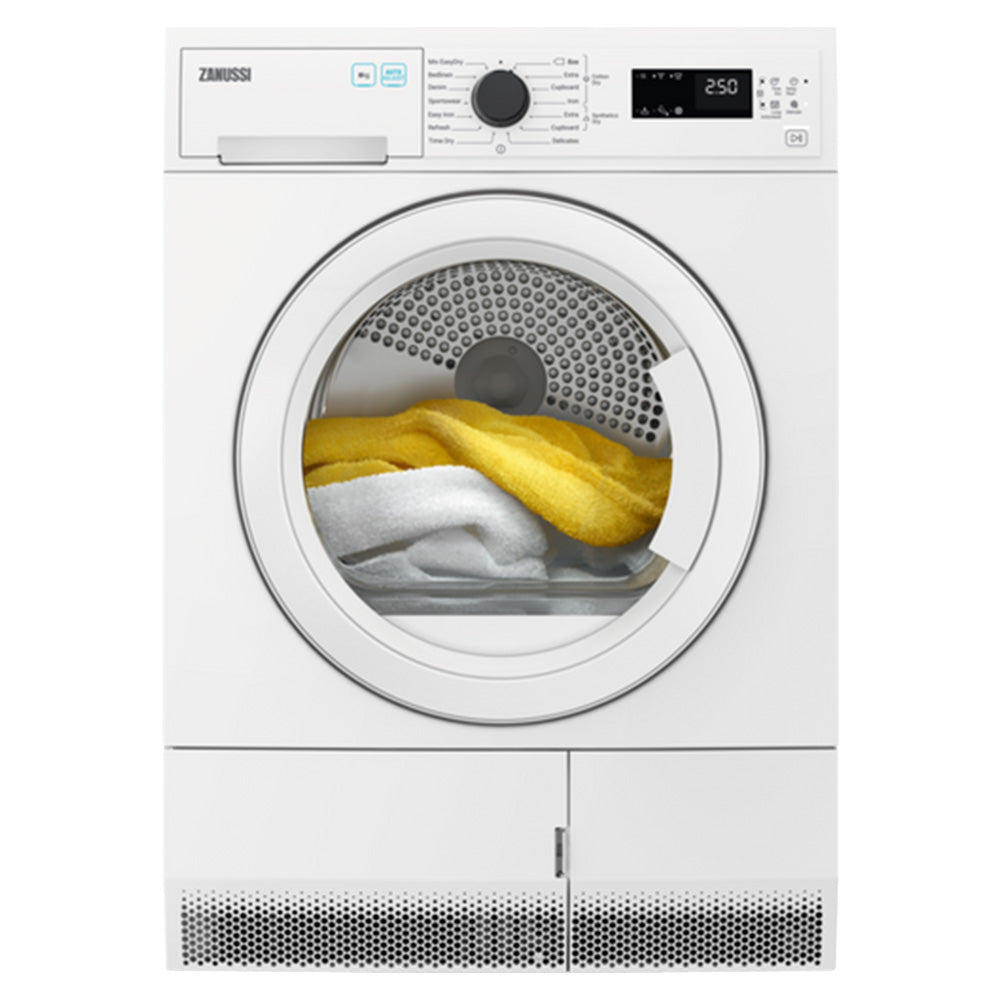 Zanussi 8kg Condenser Tumble Dryer - White | ZDC82B4PW