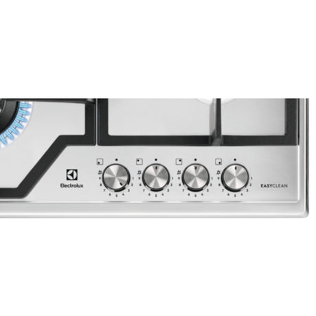 Electrolux Slim Line 4 Ring Gas Hob - Stainless Steel | KGS64362XX