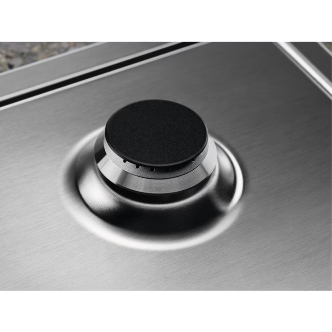 Electrolux Slim Line 4 Ring Gas Hob - Stainless Steel | KGS64362XX