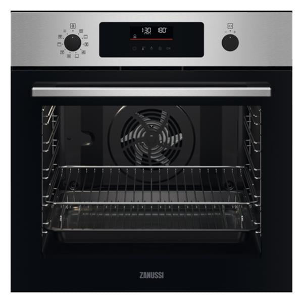 Zanussi Series 60 72 Litre Built In Electric Single Oven - Stainless Steel | ZOPNX6XN