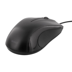 Deltaco USB Wired Computer Mouse - Black | MS711