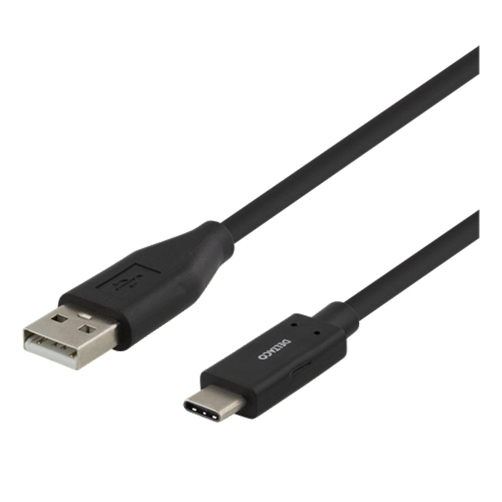 Deltaco USB C to USB A Cable | USBC1004M