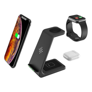 Deltaco Gadget Monster 3 in 1 Wireless Charger | GDM1005