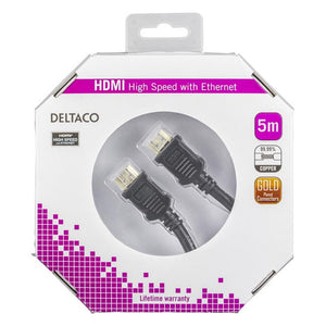 Deltaco 4K HDMI Cable Lead 5 Metre | HDMI1050R