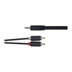 Deltaco RCA to 3.5mm Audio Cable Gold Plated 1 Metre | MM512R