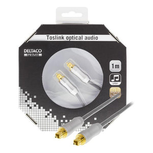 Deltaco Toslink Cable Optical Cable for Digital Audio 1 Metre | TOTO11R