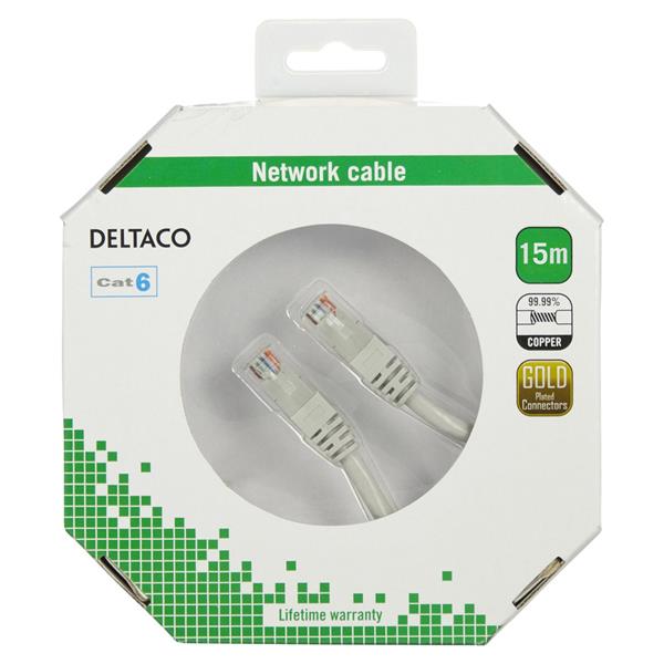 Deltaco Cat 6 Network Cable 15 Metre | TP615VR