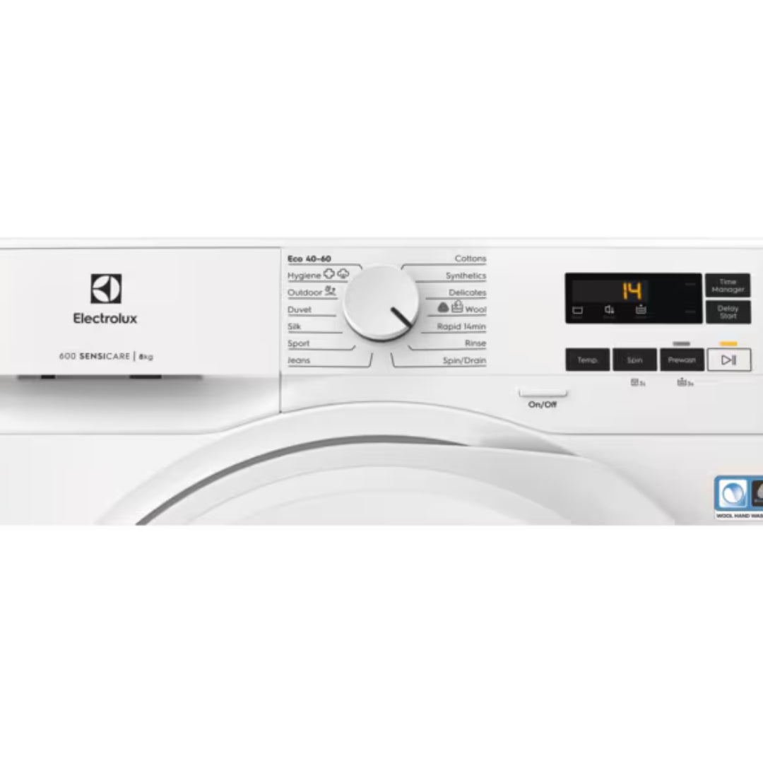 Electrolux 8kg 1400 Spin Washing Machine - White | EFI61841B