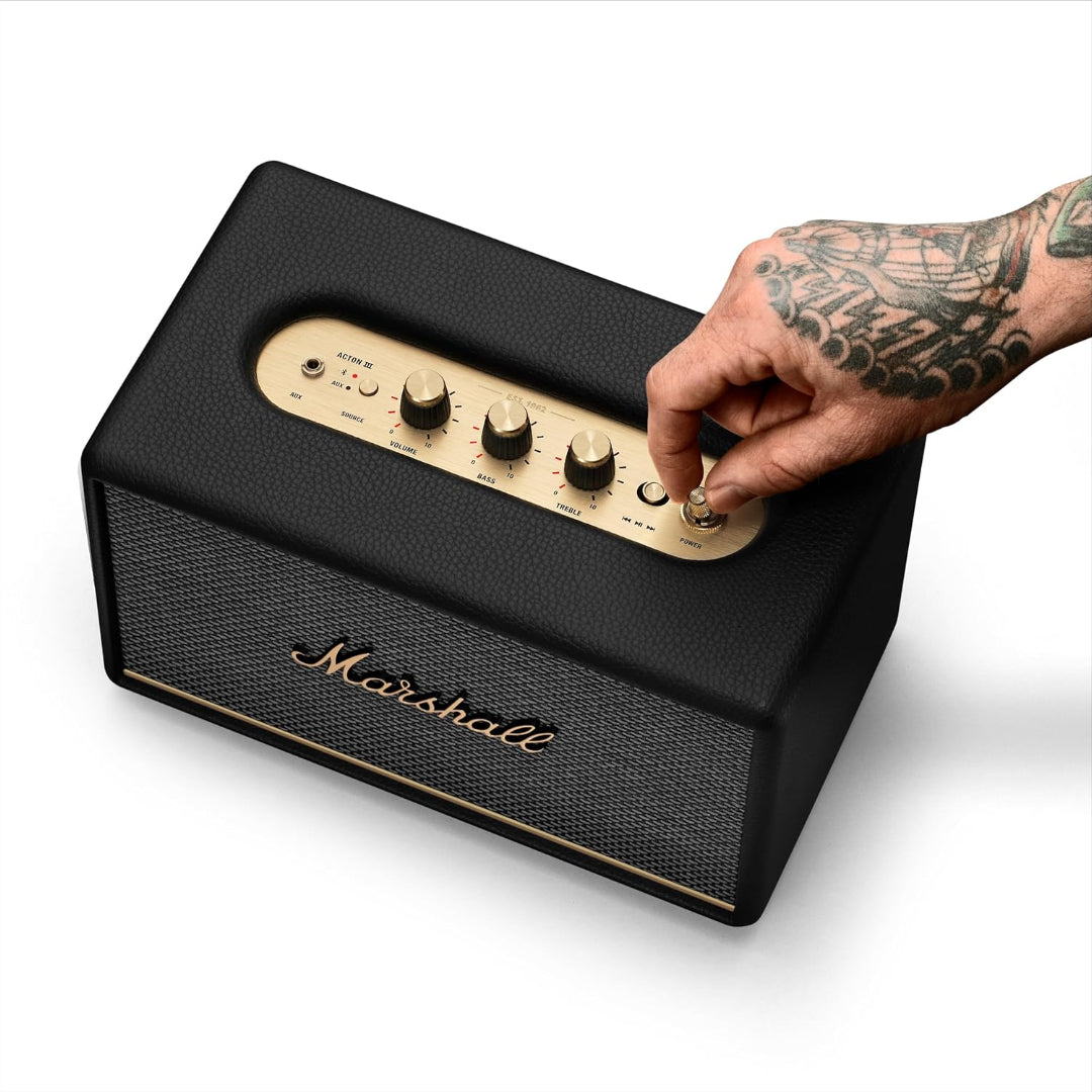 Marshall Acton III Wireless Bluetooth Speaker - Black | 1006006