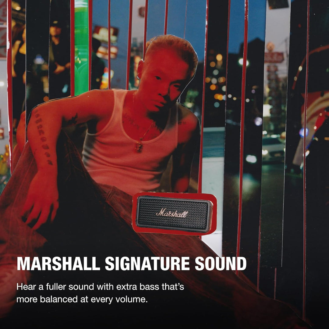 Marshall Emberton III Portable Wireless Bluetooth Speaker - Black Brass | 1006884