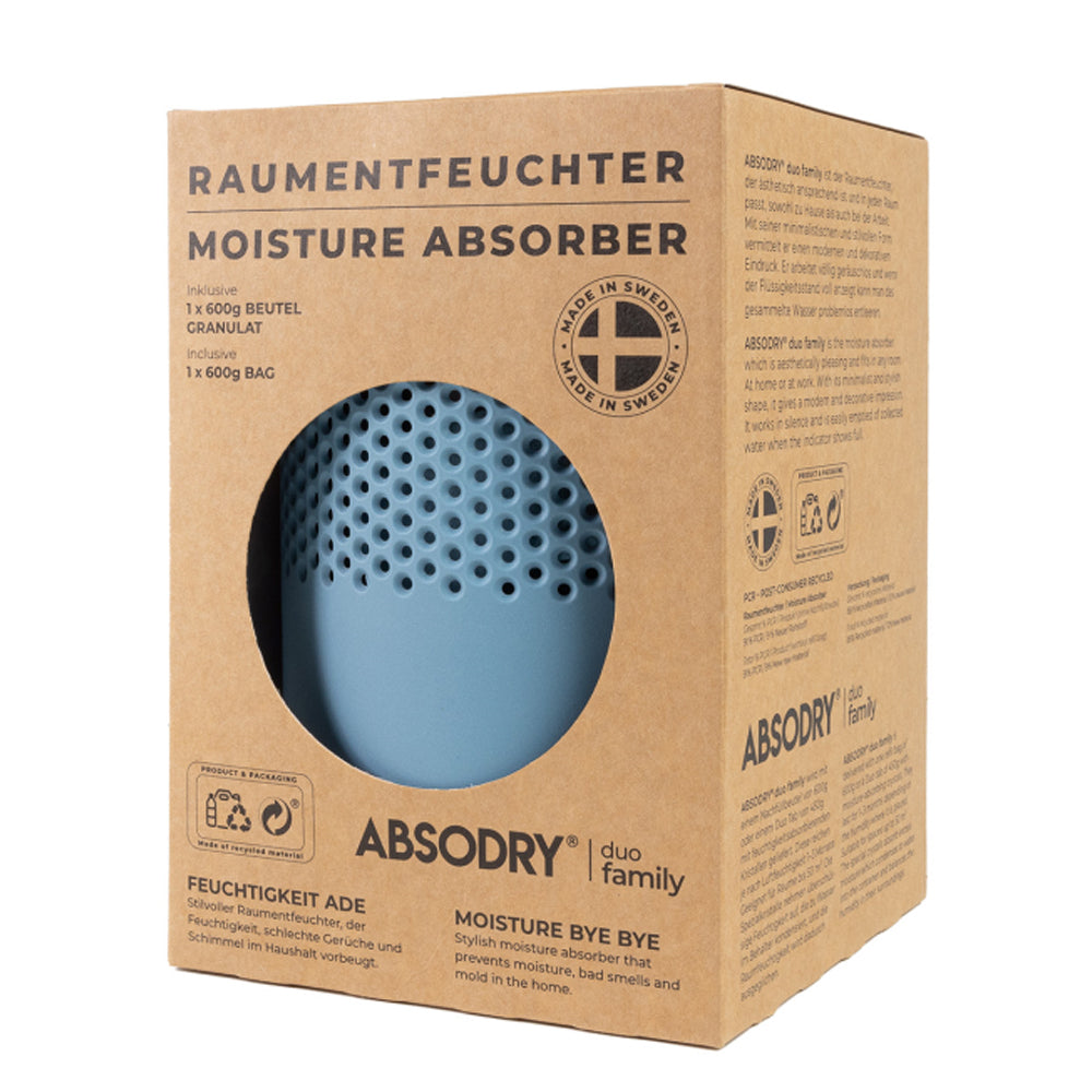 AbsoDry Duo Family Moisture Absorber 600g Bag - Blue | 220-ADB-B