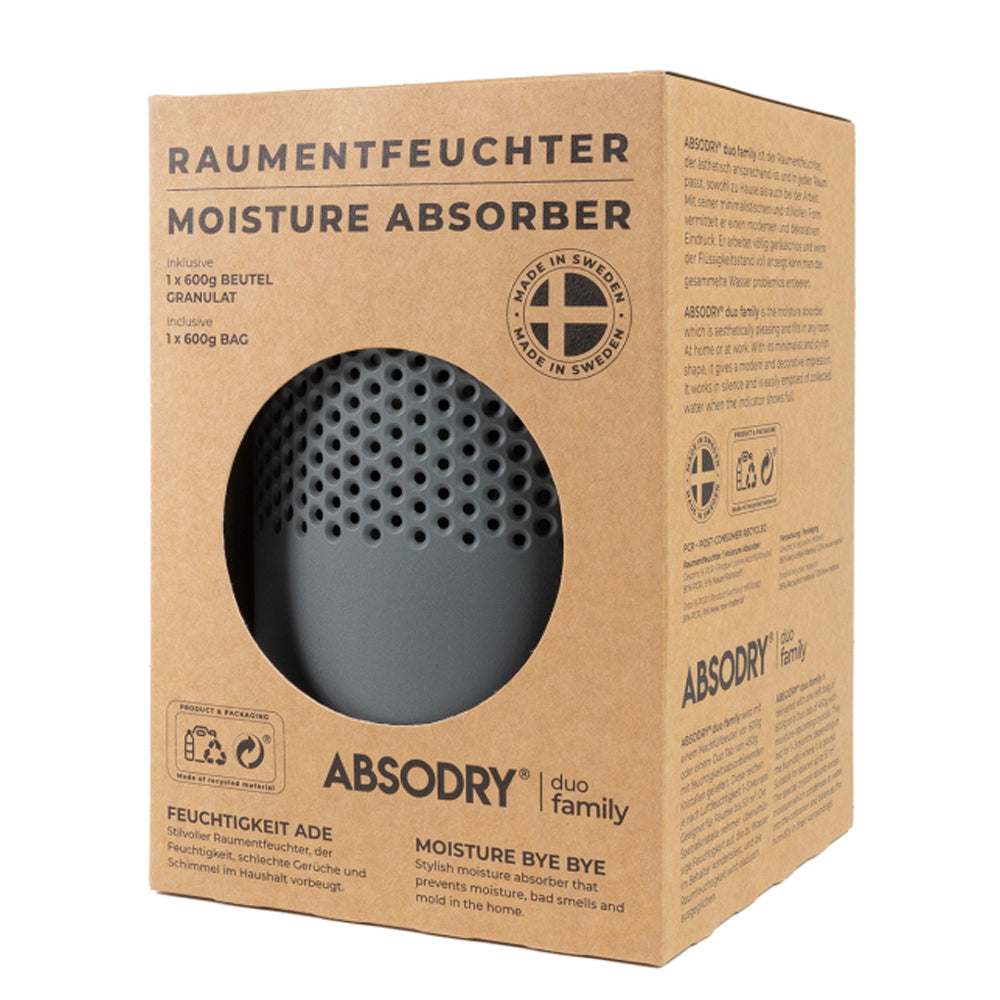 AbsoDry Duo Family Moisture Absorber 600g Bag - Grey | 220-ADB