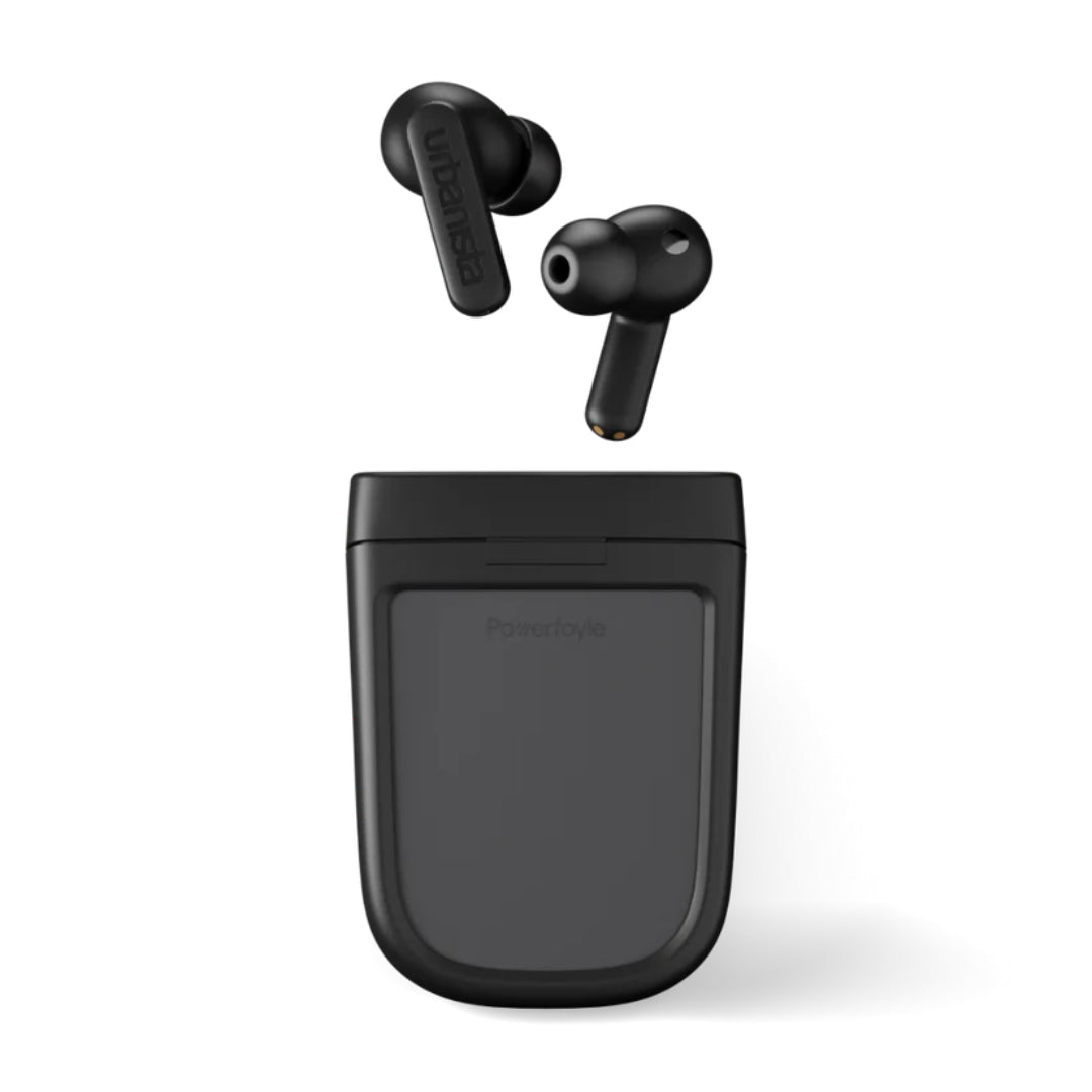 Urbanista Noise Cancelling Earbuds Phoenix Solar Charge Hybrid - Dessert Black | 1037102