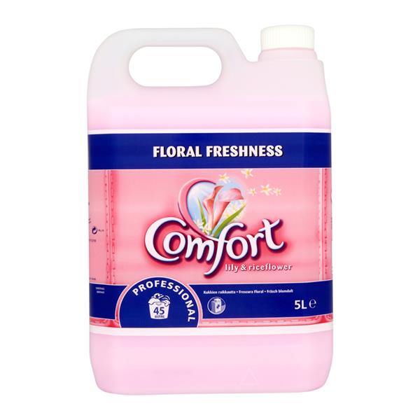 Comfort Lily & Riceflower Fabric Conditioner - 5 Litre