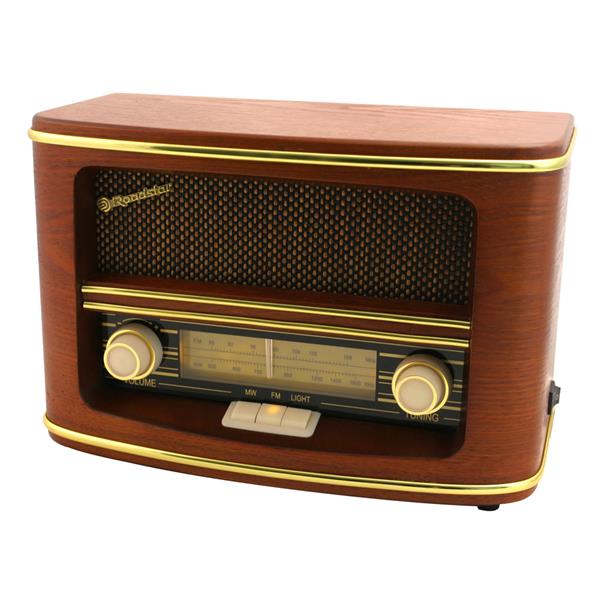 Roadstar FM AM Wood Effect Desk Radio | ROAHRA-1500