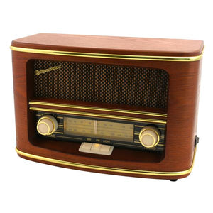 Roadstar FM AM Wood Effect Desk Radio | ROAHRA-1500