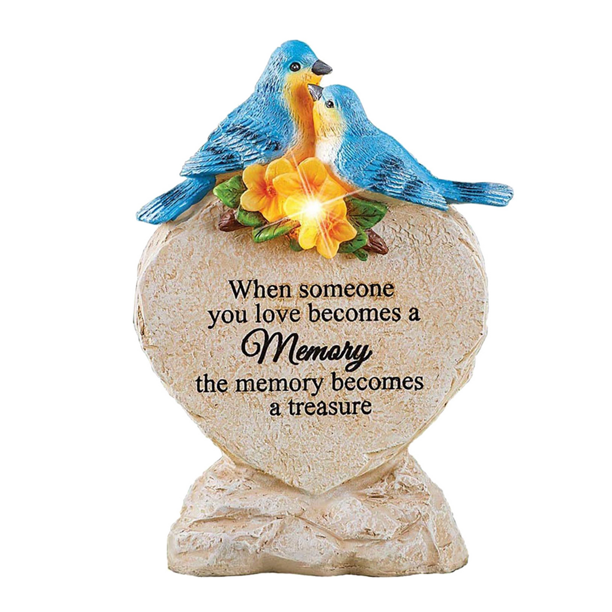 WGP Solar Bluebird Plaque with Verse Grave Ornament | 6164