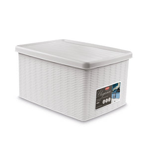 Elegance Large Storage Box - White (39x29x21cm) | 55234