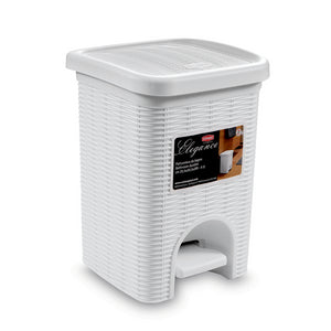 Elegance 6 Litre Pedal Bin - White | 55256