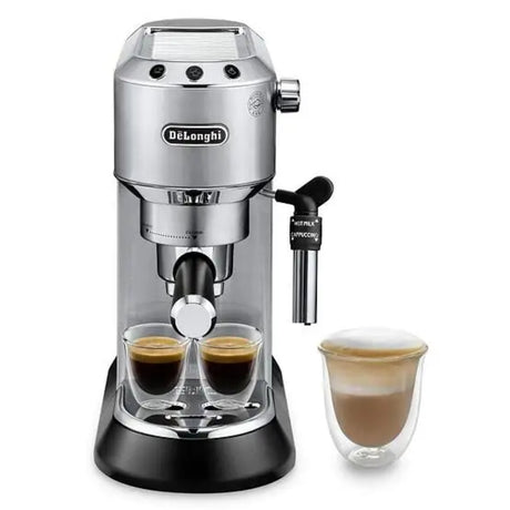 Delonghi Dedica Pump Coffee Machine Bundle Pack - Stainless Steel | ECKG6820.M