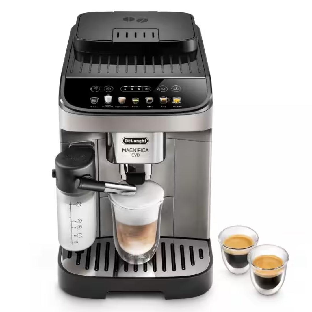 DeLonghi Magnifica Evo Automatic Bean to Cup Coffee Machine - Titanium Black | ECAM290.83.TB