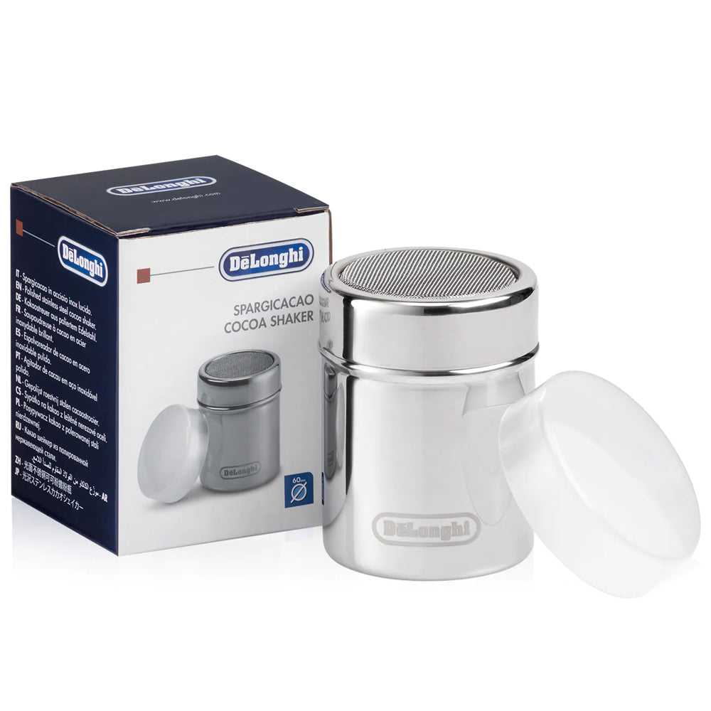 Delonghi Cocoa Sprinkler Shaker 250g - Stainless Steel | DLSC061