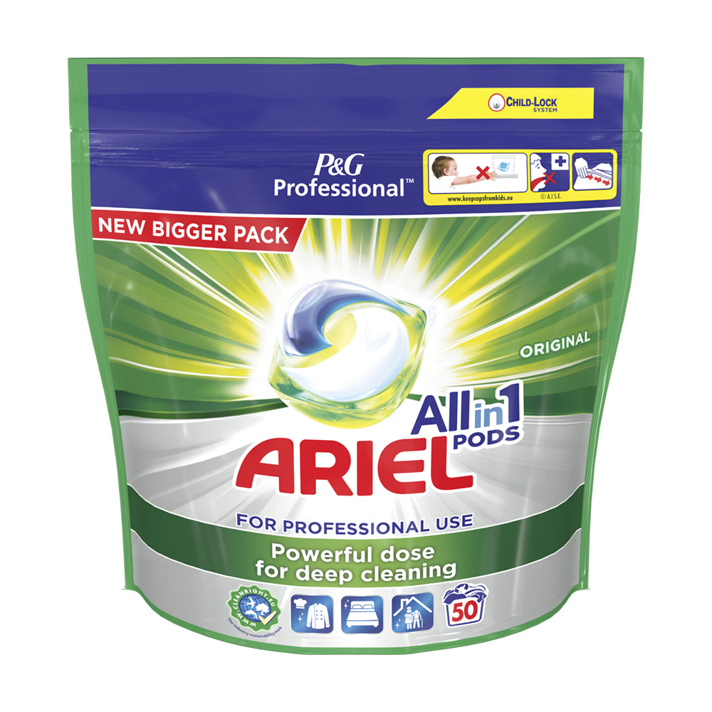 Ariel Professional Liquipods All in One Regular 100 Pack (2 x 50 Pods)